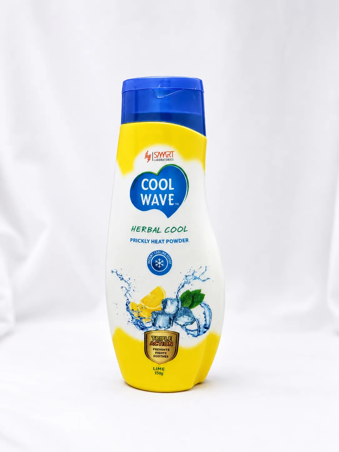 Cool Wave Herbal Cool Prickly Heat Powder Lime 150g - Image 2