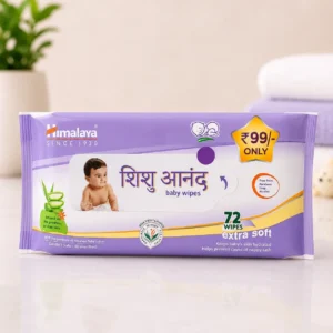 Himalaya Shishu Anand Baby Wipes 72 Wipes pouch