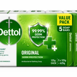 Dettol Original Germ Protection Bathing Soap 125g Pack of 5